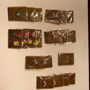 Fun pins for book bags, hats, jackets, etc.